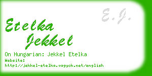 etelka jekkel business card